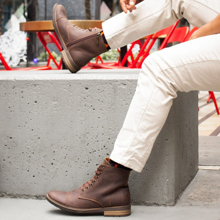 Botas en cuero para hombre