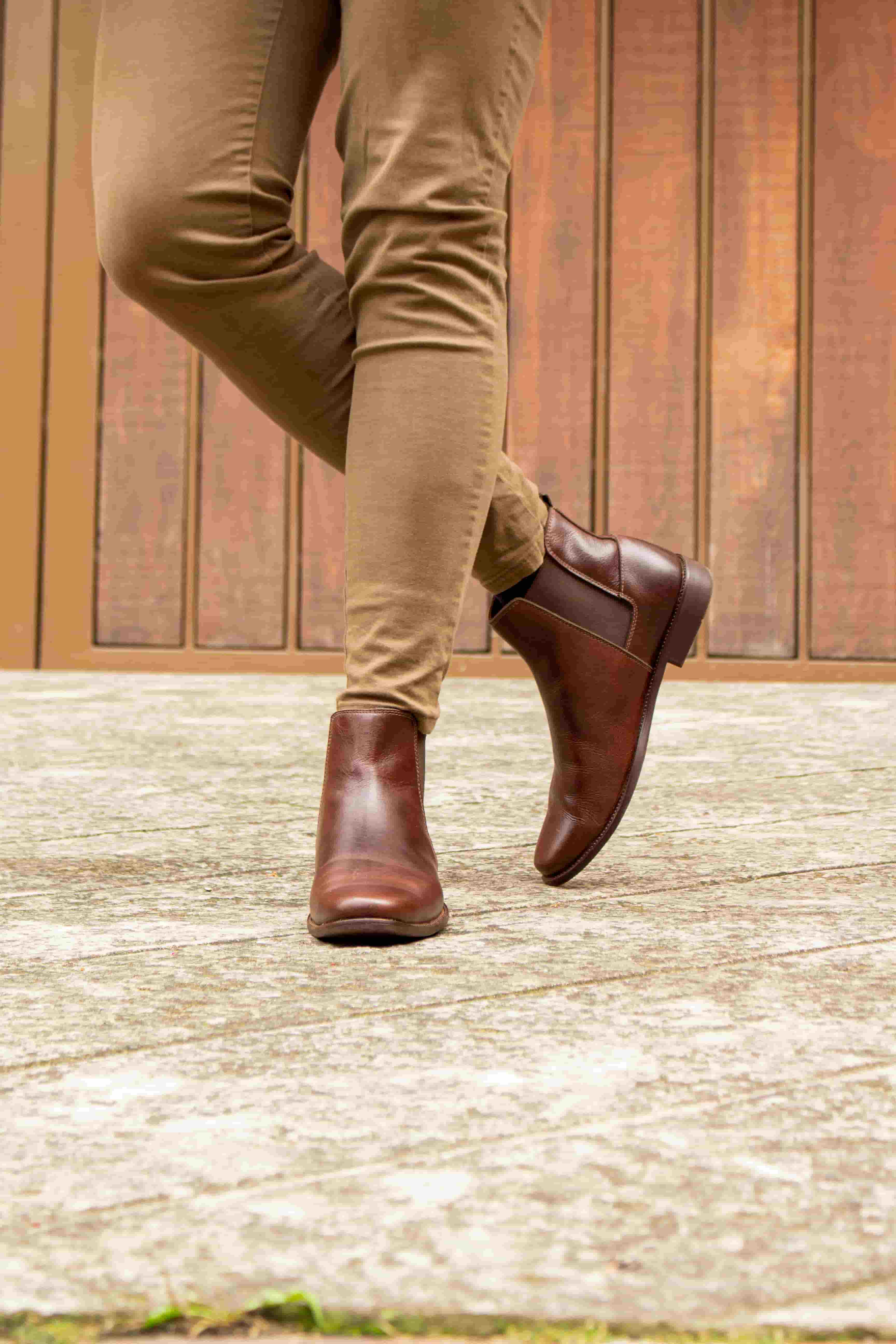 Fabrica de botas online de cuero para hombre